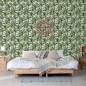 DUTCH WALLCOVERINGS Tapete Palm Trees Grün und Weiß DUTCH WALLCOVERINGS Tapete Palm Trees Grün und Weiß