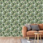 DUTCH WALLCOVERINGS Tapete Palm Trees Grün und Weiß DUTCH WALLCOVERINGS Tapete Palm Trees Grün und Weiß