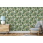 DUTCH WALLCOVERINGS Tapete Palm Trees Grün und Weiß DUTCH WALLCOVERINGS Tapete Palm Trees Grün und Weiß
