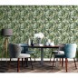 DUTCH WALLCOVERINGS Tapete Palm Trees Grün und Weiß DUTCH WALLCOVERINGS Tapete Palm Trees Grün und Weiß