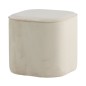 Venture Home Hocker Piff 44x44x41 cm Samt Weiß Venture Home Hocker Piff 44x44x41 cm Samt Weiß