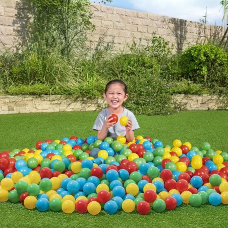 Bestway Spielbälle Splash and Play 100 Stk. 6,5 cm Mehrfarbig 