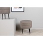 Venture Home Hocker Pot 40x40x40 cm Teddy Beige und Schwarz Venture Home Hocker Pot 40x40x40 cm Teddy Beige und Schwarz