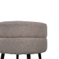 Venture Home Hocker Pot 40x40x40 cm Teddy Beige und Schwarz Venture Home Hocker Pot 40x40x40 cm Teddy Beige und Schwarz