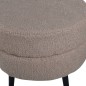 Venture Home Hocker Pot 40x40x40 cm Teddy Beige und Schwarz Venture Home Hocker Pot 40x40x40 cm Teddy Beige und Schwarz