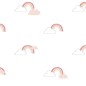 Noordwand Tapete Mondo baby Rainbows Weiß und Rosa Noordwand Tapete Mondo baby Rainbows Weiß und Rosa