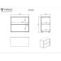 Vipack Bücherregal Pino 2 Fächer Holz Weiß Vipack Bücherregal Pino 2 Fächer Holz Weiß