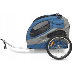 PetSafe Fahrradanhänger für Hunde Happy Ride L Blau