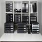 Exacompta Schubladenbox Store-Box mit 7 Laden Glänzend Schwarz Exacompta Schubladenbox Store-Box mit 7 Laden Glänzend Schwarz