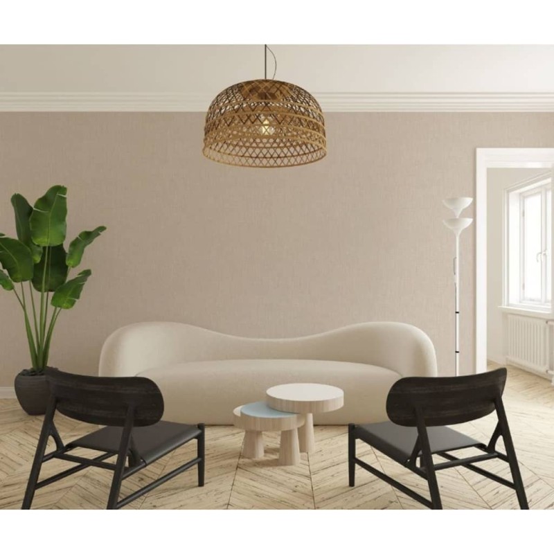 Noordwand Tapete Botanica Linnen Look Dunkelbeige und Sand Noordwand Tapete Botanica Linnen Look Dunkelbeige und Sand