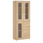 Highboard Sonoma-Eiche 69,5x34x180 cm Holzwerkstoff Highboard Sonoma-Eiche 69,5x34x180 cm Holzwerkstoff