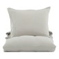 Venture Home Bettwäsche-Set Mila 200x150 cm Baumwolle Hellgrau Venture Home Bettwäsche-Set Mila 200x150 cm Baumwolle Hellgrau