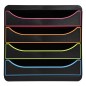 Exacompta Big-Box Schubladenbox Black Office mit 4 Laden Schwarz Exacompta Big-Box Schubladenbox Black Office mit 4 Laden Schwarz