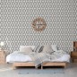 DUTCH WALLCOVERINGS Tapete Geometric Weiß und Schwarz DUTCH WALLCOVERINGS Tapete Geometric Weiß und Schwarz