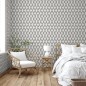 DUTCH WALLCOVERINGS Tapete Geometric Weiß und Schwarz DUTCH WALLCOVERINGS Tapete Geometric Weiß und Schwarz