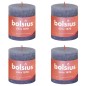 Bolsius Rustikale Stumpenkerzen Shine 4 Stk. 80x68 mm Dämmerungsblau Bolsius Rustikale Stumpenkerzen Shine 4 Stk. 80x68 mm Dämmerungsblau