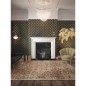 DUTCH WALLCOVERINGS Tapete Palm Palace Schwarz und Golden DUTCH WALLCOVERINGS Tapete Palm Palace Schwarz und Golden