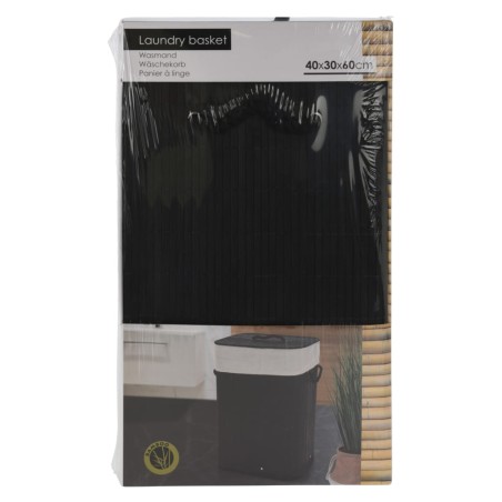 Bathroom Solutions Faltbarer Wäschekorb Schwarz