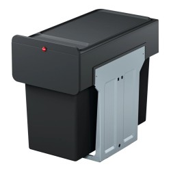 Hailo Einbau-Mülleimer EcoLine 3x10L Schwarz