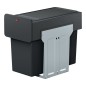 Hailo Einbau-Mülleimer EcoLine 3x10L Schwarz Hailo Einbau-Mülleimer EcoLine 3x10L Schwarz