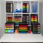 Exacompta Store-Box Schubladenbox Maxi mit 6 Laden Harlequin Exacompta Store-Box Schubladenbox Maxi mit 6 Laden Harlequin