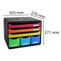 Exacompta Store-Box Schubladenbox Maxi mit 6 Laden Harlequin Exacompta Store-Box Schubladenbox Maxi mit 6 Laden Harlequin