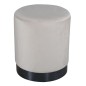 Venture Home Hocker Benji 35x35x42,5 cm Samt Beige und Schwarz Venture Home Hocker Benji 35x35x42,5 cm Samt Beige und Schwarz