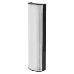 Qlima HEPA-Doppelfilter für A68 Luftreiniger Weiß und Schwarz 47 cm
