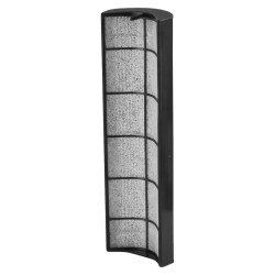 Qlima HEPA-Doppelfilter für A68 Luftreiniger Weiß und Schwarz 47 cm