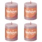 Bolsius Rustikale Stumpenkerzen Shine 4 Stk. 80x68 mm Aschenrosa Bolsius Rustikale Stumpenkerzen Shine 4 Stk. 80x68 mm Aschenrosa