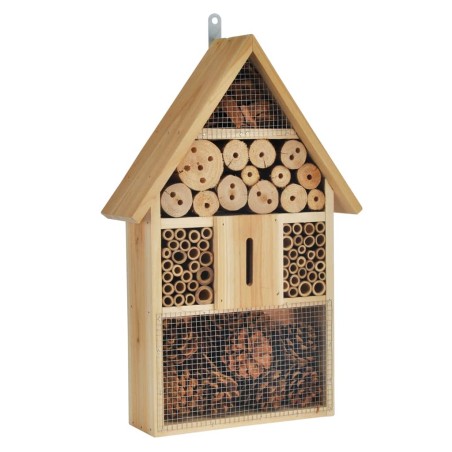 HI Insektenhotel Holz Natur 31x10x48 cm 