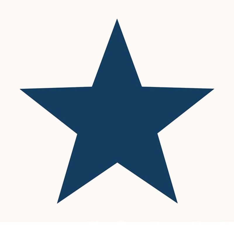 Noordwand Tapete Friends & Coffee Big Stars Blau und Weiß Noordwand Tapete Friends & Coffee Big Stars Blau und Weiß