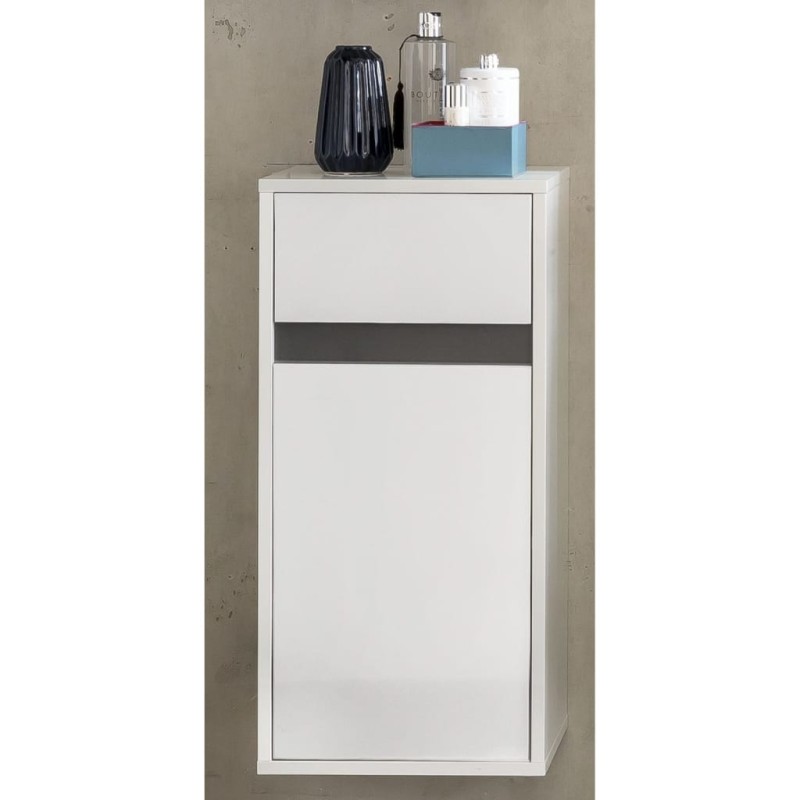 Trendteam Wandschrank mit Schublade Sol Weiß Trendteam Wandschrank mit Schublade Sol Weiß