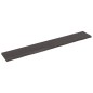 Waschtischplatte Dunkelgrau 200x30x4 cm Massivholz Behandelt Waschtischplatte Dunkelgrau 200x30x4 cm Massivholz Behandelt