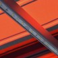 vidaXL Einziehbare Markise mit Windsensor & LED 400x300cm Orange Braun vidaXL Einziehbare Markise mit Windsensor & LED 400x300cm Orange Braun