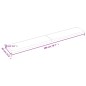 Waschtischplatte Dunkelgrau 200x30x4 cm Massivholz Behandelt Waschtischplatte Dunkelgrau 200x30x4 cm Massivholz Behandelt