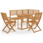 vidaXL 4-tlg. Bistro-Set Massivholz Akazie vidaXL 4-tlg. Bistro-Set Massivholz Akazie