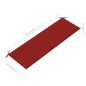 vidaXL 3-Sitzer-Gartenbank mit Auflage 150 cm Massivholz Eukalyptus vidaXL 3-Sitzer-Gartenbank mit Auflage 150 cm Massivholz Eukalyptus