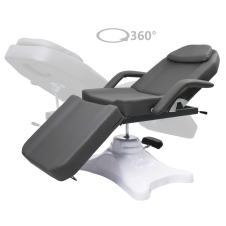 vidaXL Massagetisch Grau 180x62x(86,5-118) cm  