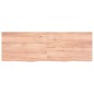 vidaXL Waschtischplatte Hellbraun 120x40x(2-4) cm Massivholz Behandelt vidaXL Waschtischplatte Hellbraun 120x40x(2-4) cm Massivholz Behandelt