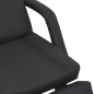 vidaXL Kosmetikstuhl Kunstleder Schwarz 180x62x78 cm vidaXL Kosmetikstuhl Kunstleder Schwarz 180x62x78 cm