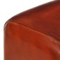 vidaXL Bank Turnbock-Design 160cm Braun Echtleder Massivholz Akazie vidaXL Bank Turnbock-Design 160cm Braun Echtleder Massivholz Akazie