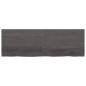 Waschtischplatte Dunkelgrau 180x60x4 cm Massivholz Behandelt Waschtischplatte Dunkelgrau 180x60x4 cm Massivholz Behandelt