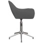 vidaXL Esszimmerstühle 2 Stk. Drehbar Dunkelgrau Stoff vidaXL Esszimmerstühle 2 Stk. Drehbar Dunkelgrau Stoff