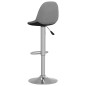 vidaXL Barhocker 2 Stk. Grau Stoff vidaXL Barhocker 2 Stk. Grau Stoff