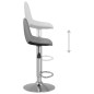 vidaXL Barhocker 2 Stk. Grau Stoff vidaXL Barhocker 2 Stk. Grau Stoff