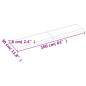 Waschtischplatte Hellbraun 160x30x6 cm Massivholz Behandelt Waschtischplatte Hellbraun 160x30x6 cm Massivholz Behandelt