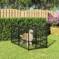 vidaXL Hundezwinger Schwarz 193,5x97x100 cm Stahl vidaXL Hundezwinger Schwarz 193,5x97x100 cm Stahl