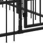vidaXL Hundezwinger Schwarz 193,5x97x100 cm Stahl vidaXL Hundezwinger Schwarz 193,5x97x100 cm Stahl