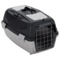 vidaXL Transportbox für Haustiere Grau und Schwarz 55x36x35 cm PP vidaXL Transportbox für Haustiere Grau und Schwarz 55x36x35 cm PP